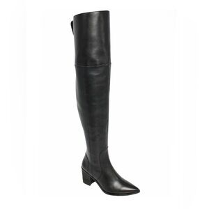 Over the knee/thigh leather “Elda” boots